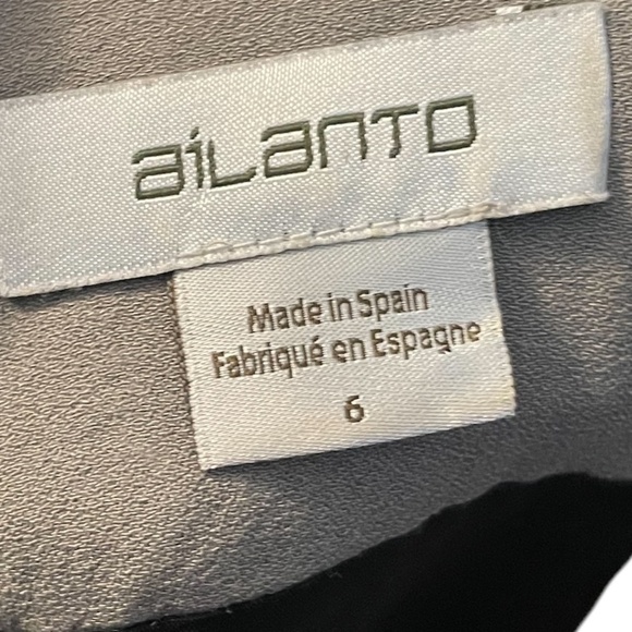 Anthropologie AilantoPatchwork, Floral, Gray, Size 6 - Picture 12 of 12